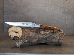 Couteau Loupe de Bois de...